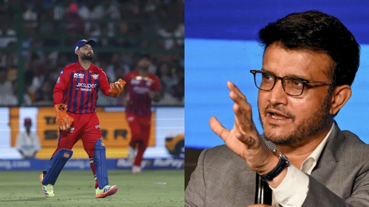 sourav ganguly and rishabh pant